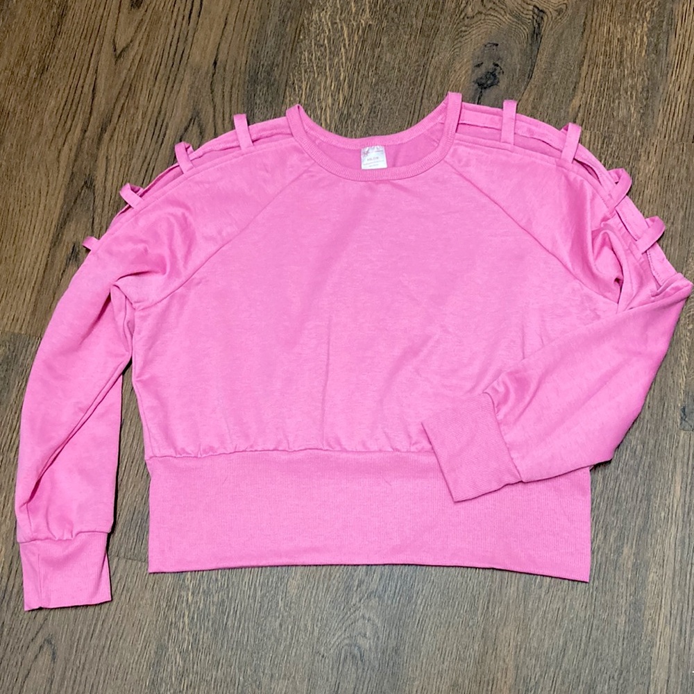 No Boundaries Pink Cut Out Shoulder Top Size XXL(19)